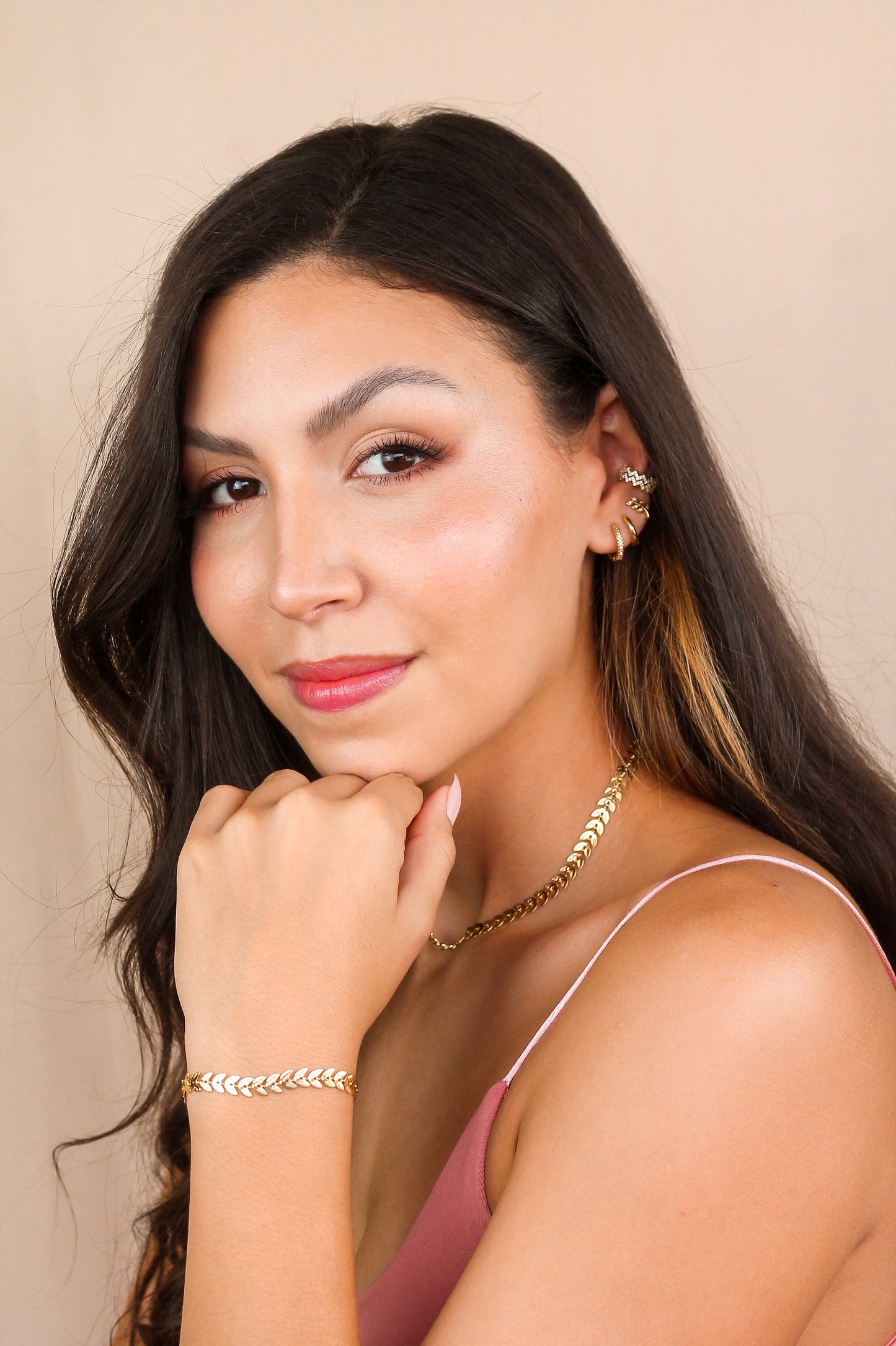 Pulsera hojitas