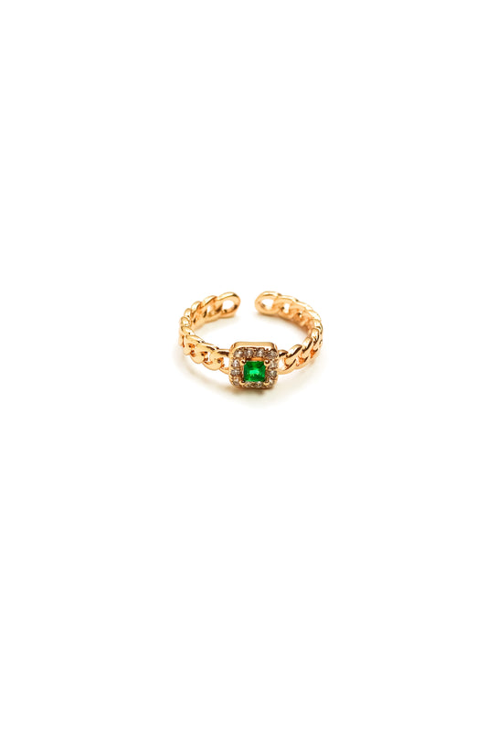Anillo Shiny Square
